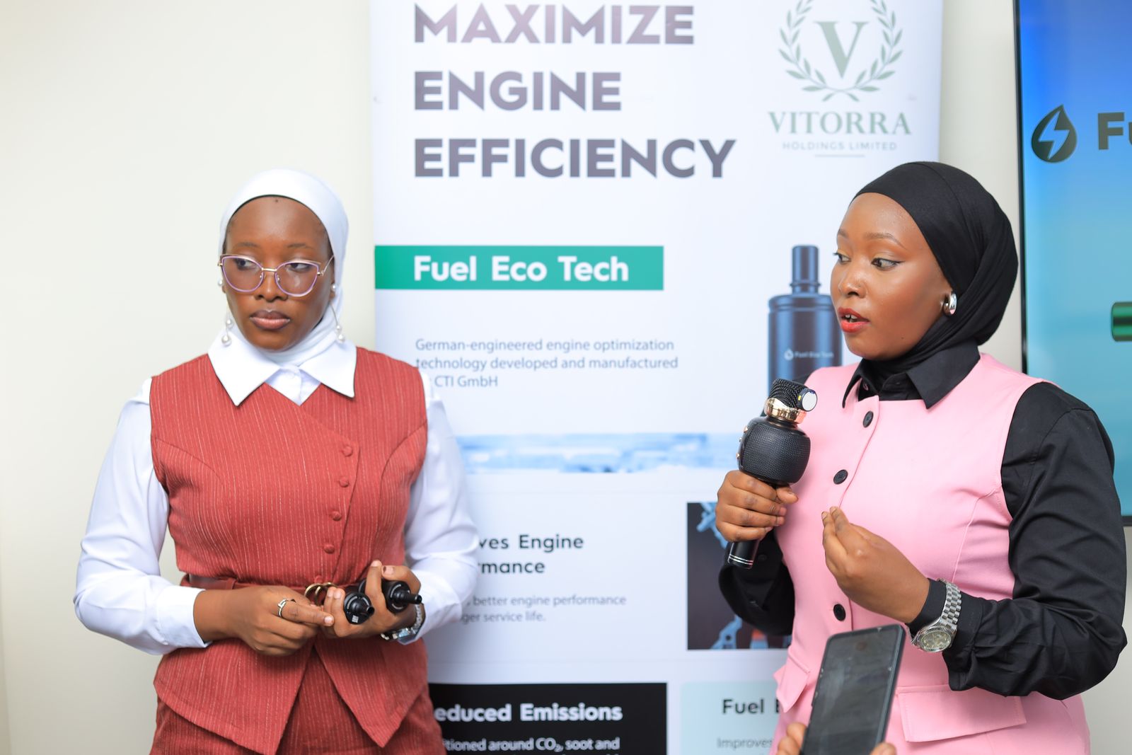 Vitorra presenters at the launch